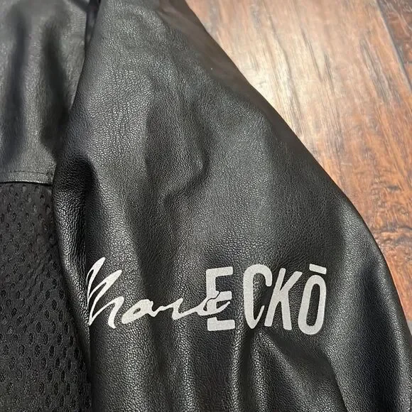 Marc Ecko Cut & Sew zip up Jacket size XL black new with tags